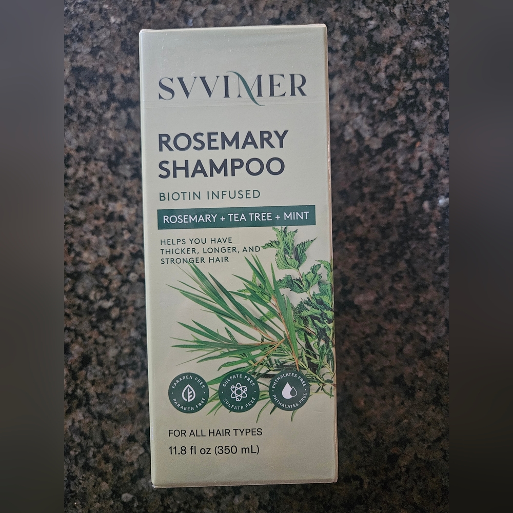 NWT, SVVIMER Rosemary Shampoo